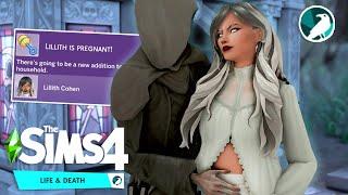 PREGNANT with the GRIM REAPER! | The Sims 4 Life and Death #3