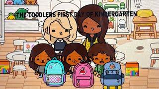 THE TODDLERS FIRST DAY OF KINDERGARTEN||*WITH VOICE*||Toca boca roleplay