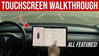 Tesla Touchscreen FULL WALKTHROUGH! (ALL FEATURES)(2020)