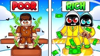 RICH VS POOR Obby With RoBros! (Roblox)