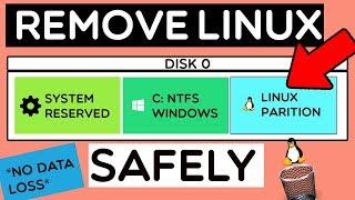 How To “Uninstall Any Linux” From Dual Boot With Windows 10