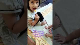 Sister's love #alishba #shortsvideo #trending #cutebaby