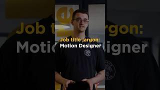 What is a Motion Designer? #shorts