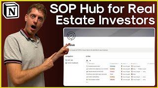 NOTION Standard Operating Procedure Template for Real Estate Investors