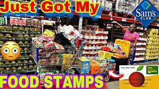 MASSIVE SAM’S CLUB FOOD STAMP HAUL! STOCKING UP BIG 