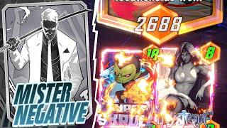 MR. NEGATIVE Goes HARD in MARVEL SNAP!