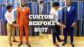 Two Custom Tailored Bespoke Suits Made in Bangkok, Thailand  (Start to Finish)