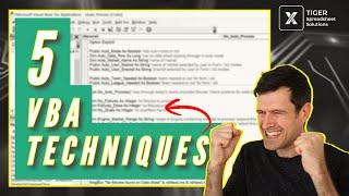 5 ESSENTIAL Excel VBA Beginner Techniques