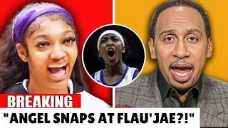 Drama Explodes: Angel Reese Reacts to Flau'Jae Johnson Backing Caitlin Clark