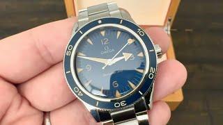 A Quick Look at the Blue Dial Omega Seamaster 300 Heritage Edition