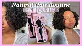 My Natural Hair Routine To Grow Long Type 4 Hair | most of miree 🪞