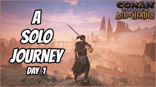 A Solo's Journey on the MOST ACTIVE PvP Server - Conan Exiles 2025