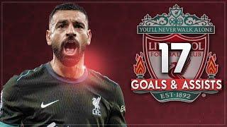 Mohamed Salah - All 17 Goals & Assists 2024/25 l HD 1080p