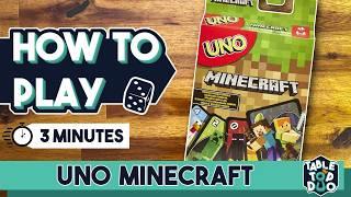 How to Play UNO Minecraft (Uno + Minecraft rules)