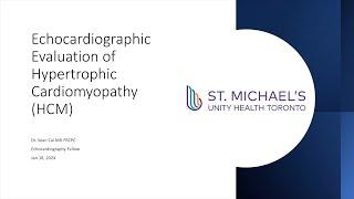 Echocardiographic Evaluation of Hypertrophic Cardiomyopathy (HCM)