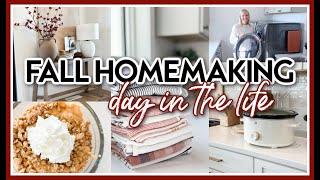 FALL HOMEMAKING 2024 | FALL DECORATING, CLEANING MOTIVATION, + COOKING!