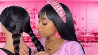 ASMR |  Girl Who Is Secretly OBSESSED With You Plays With Your Hair In Class + Back Tracing