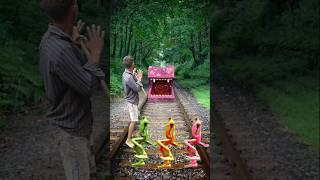 equal_them_to_kochita_4_differ_alien_dance_vs_pink_Pac-Man___Train_Driver_tom...#vfx_#shorts