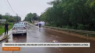 Tragedia en Garupá: una mujer cayó en una boca de tormenta y perdió la vida