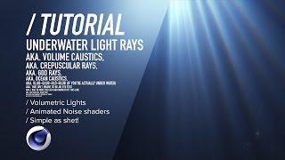 C4D TUTORIAL | Underwater Light Rays  [Cinema 4D]