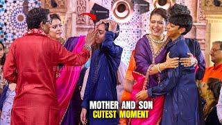 Cutest Mother And Son Moments | Kajol Devgn with Yug Son at Durga Puja 2024