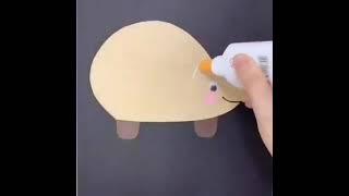 Как сделать ёжик из бумаги?