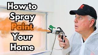 Spray Painting Walls And Ceilings with an Airless Sprayer: A Newbie's Ultimate How-to Guide!