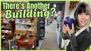 Wait, There's Another WHOLE Building? | Shop With Me at the Antique Mall | Niknax Reselling