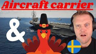 Celebrating Thanksgiving on a Carrier  A Swede react