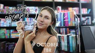 TBR Prompt Jar 🫙 picks my October TBR 