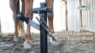 The Tough1 Professional Adjustable Farrier Stand