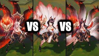 Immortalized Legends Ahri All Forms Comparison (League of Legends)