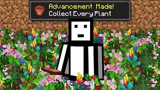 I Collected Every Plant in Minecraft Hardcore!