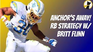 RUNNING BACK DRAFT STRATEGY, ANCHORS AWAY! Britt Flinn, Fantasy Alarm | Fantasy Football 2023 | 346