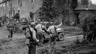 Battle of the Hedges - The American army facing the German troops