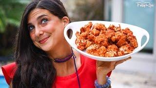 Cauliflower Buffalo Wings! Raw Vegan Snack Ideas!