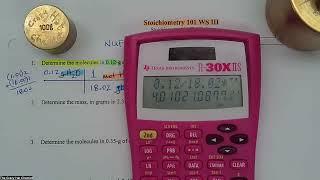 Stoichiometry 101 WS III - Stepwise Solutions