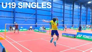 U19 SINGLES | QUARTER | ABHINAV GARG V/S ANISHRAJ | SOUTH ZONE INTER STATE BADMINTON CHAMPIONSHIP