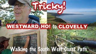 TRICKY Hike from WESTWARD HO! to CLOVELLY on the South West Coast Path