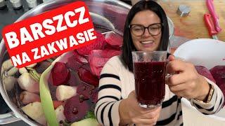 BARSZCZ WIGILIJNY NA ZAKWASIE. ZAKWAS Z BURAKÓW. PRZEPISY NA ŚWIĘTA. BARSZCZ ŚWIĄTECZNY PRZEPIS