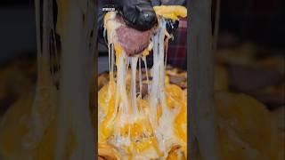 Curly, Beefy And Dangerously Cheesy Fry Spirals! #shorts #arbys #cheesefries #roastbeef