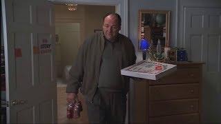 Tony Bringing Pizza And Apologizing To AJ - The Sopranos HD