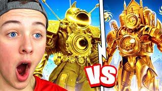 Reacting To TITAN CLOCK MAN vs BLACK HOLE TITAN (skibidi toilet multiverse)