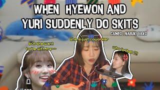 [ENG] Hyewon Suddenly Call Yuri and Jealous When She Heard Another Girl Voices feat Nabuki Yako