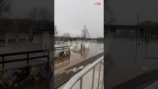 Уровень воды в реке Урал у Оренбурга продолжает повышаться