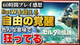 60時間クリアレビュー【ゼルダの伝説 ティアーズオブザキングダム】ゲームの歴史が動く！