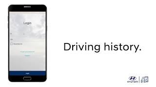 Hyundai Auto Link Premium - Driving History