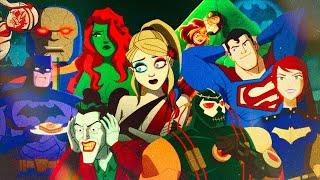 the controversial Harley quinn show (Seasons 1-4)