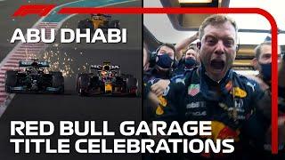 Red Bull Garage Watches Dramatic Final Lap | 2021 Abu Dhabi Grand Prix