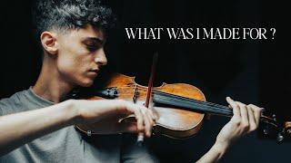 Billie Eilish - What Was I Made For? Violin Cover by Nasif Francis